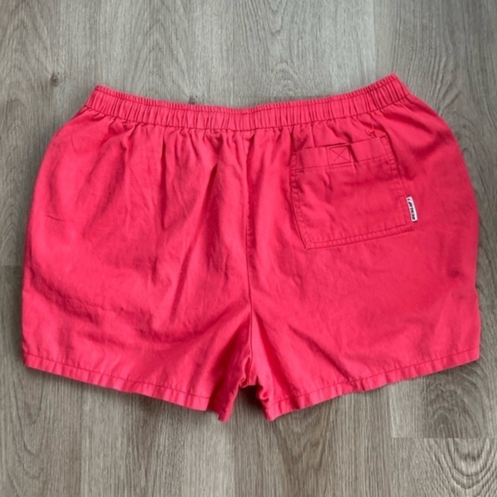Dunlop Hot pink swimsuit with mesh and pockets VNTG 80s shorts